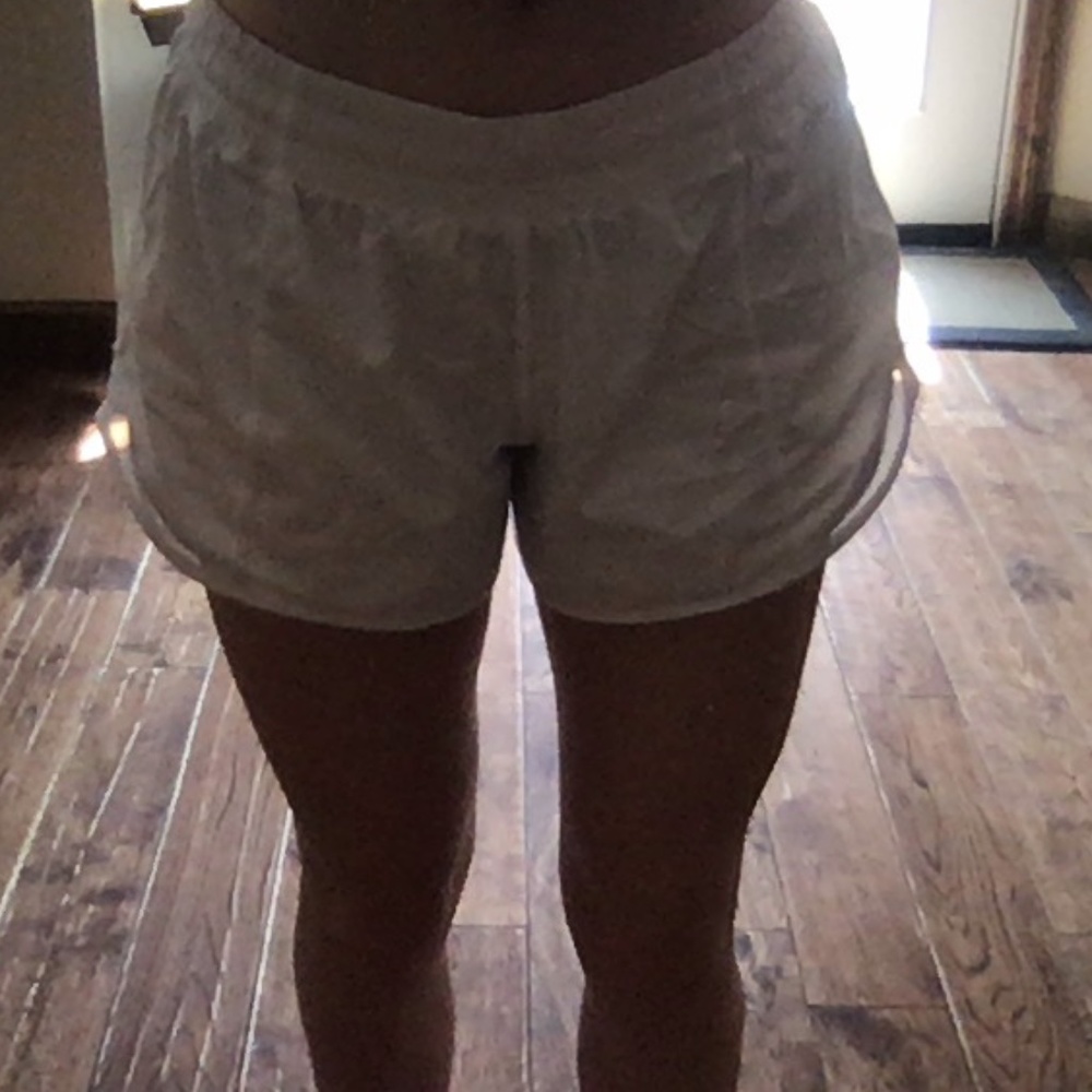 White Lululemon Shorts